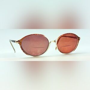 Adensco Lily Brown Purple Translucent Oval Sunglasses Frames Only
